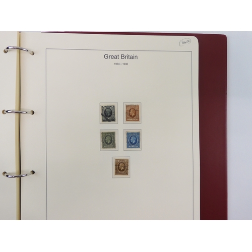 7014 - Great Britain 1841 to 1988 used and new<br />The Great Britain Collection, most pages complete to in...