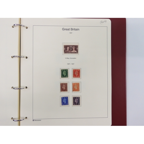 7014 - Great Britain 1841 to 1988 used and new<br />The Great Britain Collection, most pages complete to in...