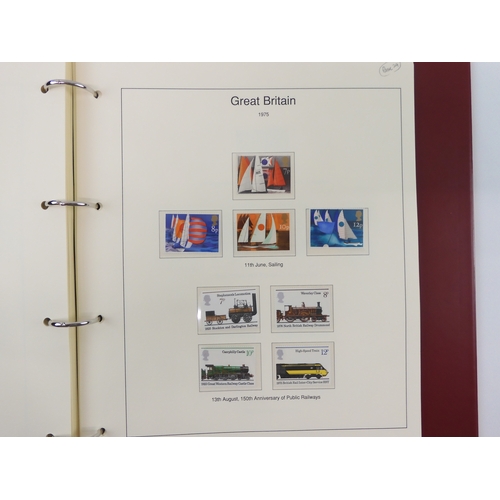 7014 - Great Britain 1841 to 1988 used and new<br />The Great Britain Collection, most pages complete to in...