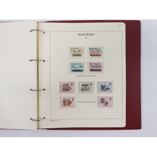 7014 - Great Britain 1841 to 1988 used and newThe Great Britain Collection, most pages complete to include ... 