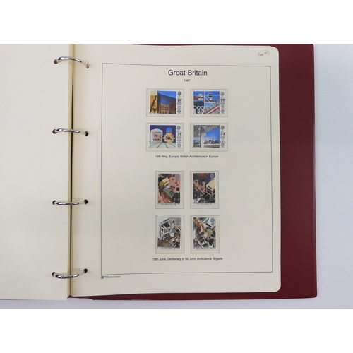 7014 - Great Britain 1841 to 1988 used and newThe Great Britain Collection, most pages complete to include ... 