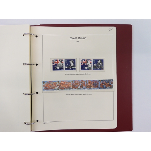 7014 - Great Britain 1841 to 1988 used and newThe Great Britain Collection, most pages complete to include ... 