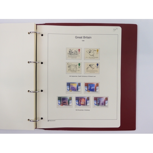 7014 - Great Britain 1841 to 1988 used and newThe Great Britain Collection, most pages complete to include ... 