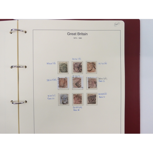 7014 - Great Britain 1841 to 1988 used and new<br />The Great Britain Collection, most pages complete to in...