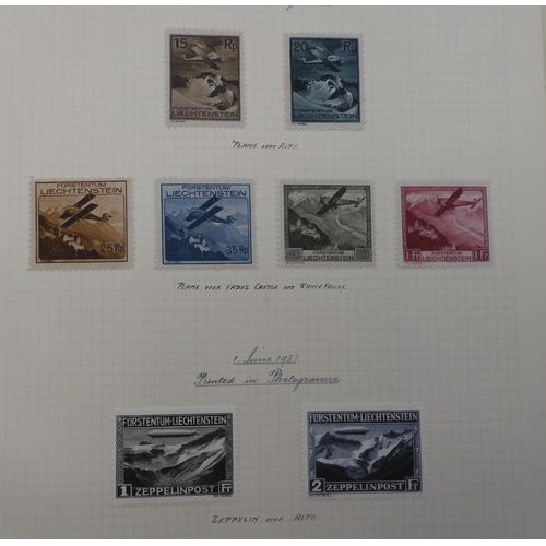 7036 - A good collection to include air stamps in a utility album with Honduras 1930 air stamps, Italy 1930... 