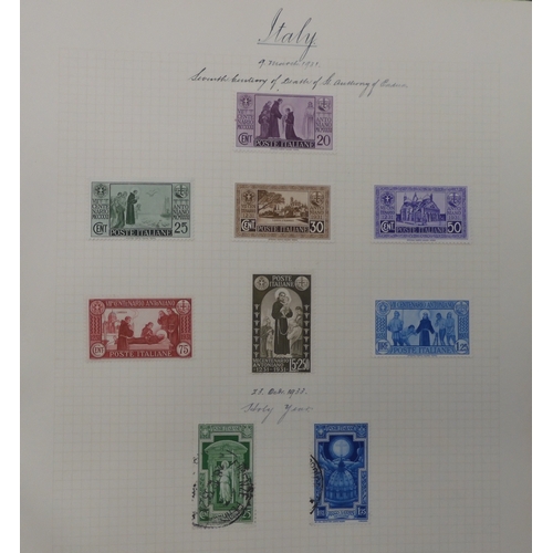 7036 - A good collection to include air stamps in a utility album with Honduras 1930 air stamps, Italy 1930... 