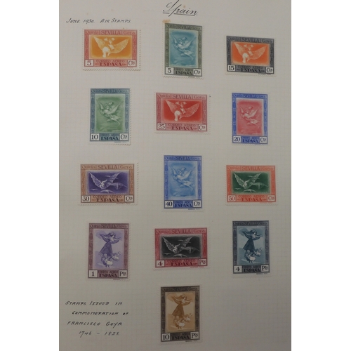 7036 - A good collection to include air stamps in a utility album with Honduras 1930 air stamps, Italy 1930... 