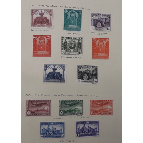 7036 - A good collection to include air stamps in a utility album with Honduras 1930 air stamps, Italy 1930... 