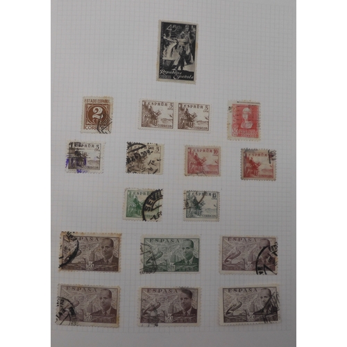 7036 - A good collection to include air stamps in a utility album with Honduras 1930 air stamps, Italy 1930... 