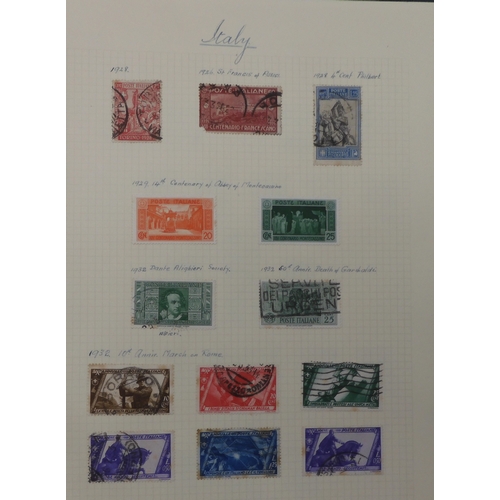 7036 - A good collection to include air stamps in a utility album with Honduras 1930 air stamps, Italy 1930...