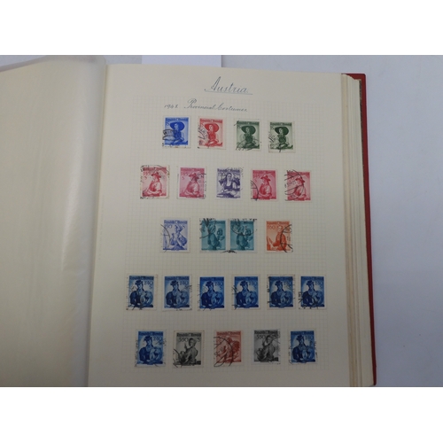 7038 - A world wide stamp collection featuring air stamps in an album to include Germany sg 469 mint Graf Z... 