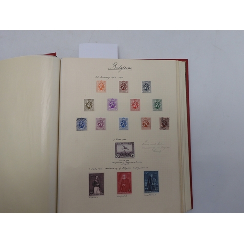 7038 - A world wide stamp collection featuring air stamps in an album to include Germany sg 469 mint Graf Z... 