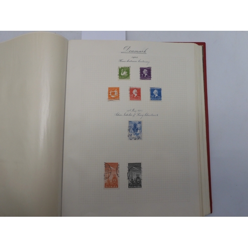 7038 - A world wide stamp collection featuring air stamps in an album to include Germany sg 469 mint Graf Z... 