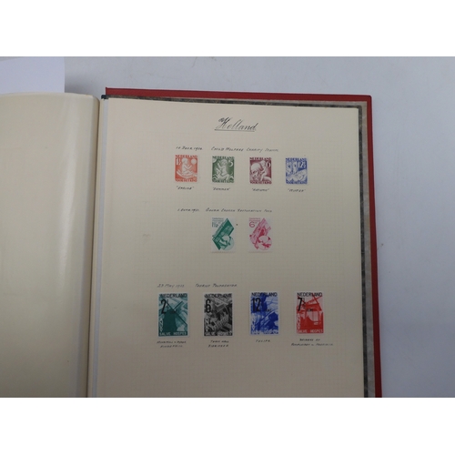 7038 - A world wide stamp collection featuring air stamps in an album to include Germany sg 469 mint Graf Z... 