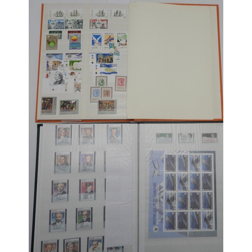 7040 - BRITISH COMMONWEALTH<br />two stock books to contain mostly modern Malta and British Antarctic Terri...