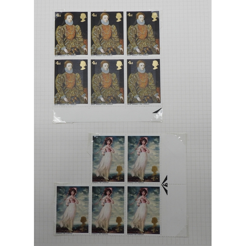 7041 - GREAT BRITAIN VICTORIA TO ELIZABETH IIA collection from 1840 to 1969 in two albums to include 5 x 1/... 