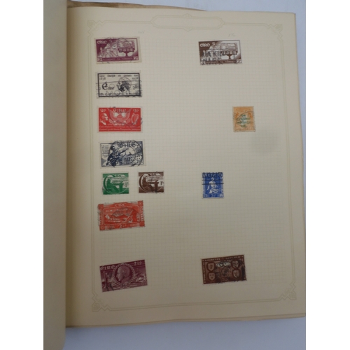 7045 - A worldwide stamp collection in four albums including 1 album of  GB with early phosphor sets, one a... 