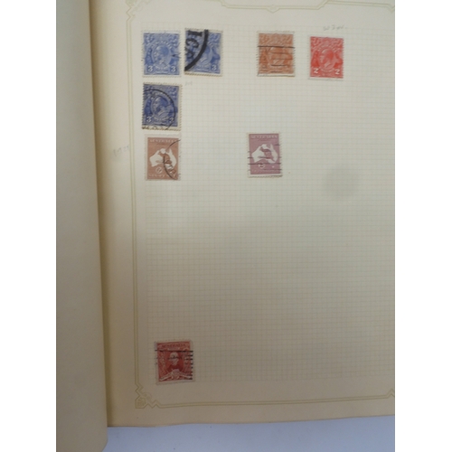 7045 - A worldwide stamp collection in four albums including 1 album of  GB with early phosphor sets, one a... 