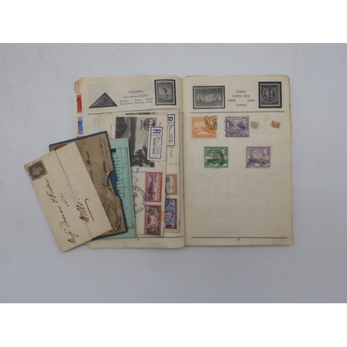 7046 - EGYPT 1866 TO 1969 mint and used in three albums  to include Palestine overprints, British Forces In...