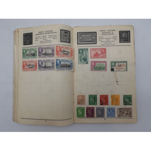 7046 - EGYPT 1866 TO 1969 mint and used in three albums  to include Palestine overprints, British Forces In...