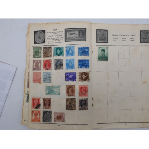 7046 - EGYPT 1866 TO 1969 mint and used in three albums  to include Palestine overprints, British Forces In...