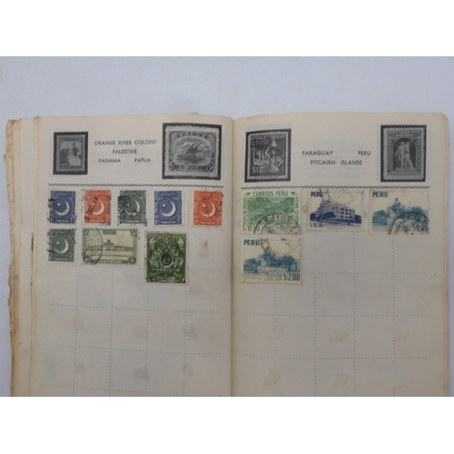 7046 - EGYPT 1866 TO 1969 mint and used in three albums  to include Palestine overprints, British Forces In...