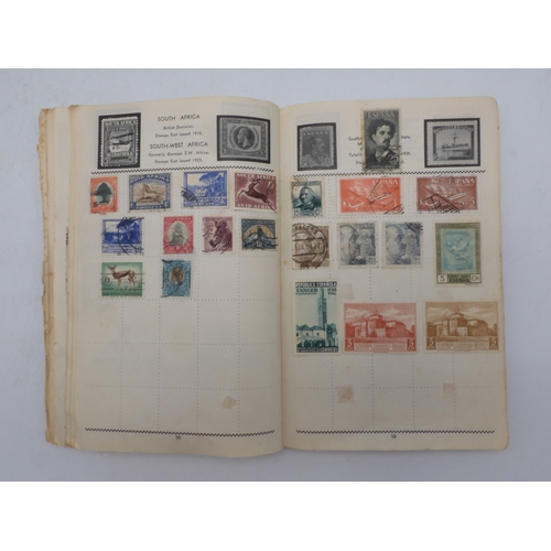 7046 - EGYPT 1866 TO 1969 mint and used in three albums  to include Palestine overprints, British Forces In...