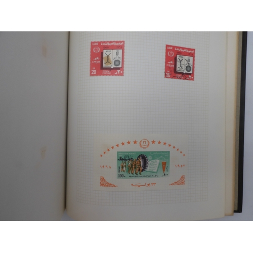 7046 - EGYPT 1866 TO 1969 mint and used in three albums  to include Palestine overprints, British Forces In...