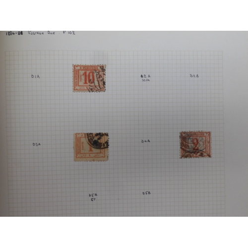 7046 - EGYPT 1866 TO 1969 mint and used in three albums  to include Palestine overprints, British Forces In...