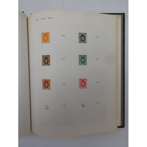 7046 - EGYPT 1866 TO 1969 mint and used in three albums  to include Palestine overprints, British Forces In...