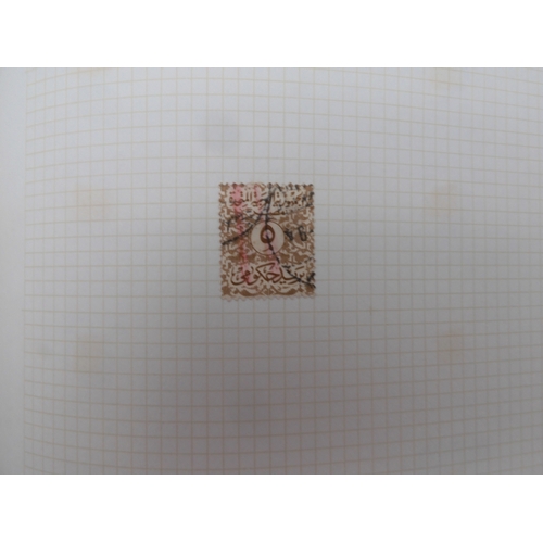 7046 - EGYPT 1866 TO 1969 mint and used in three albums  to include Palestine overprints, British Forces In...