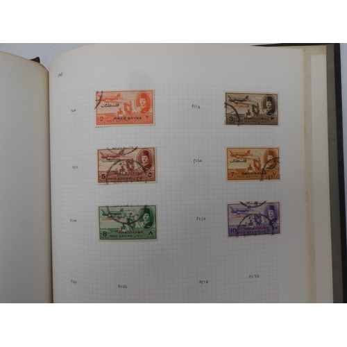 7046 - EGYPT 1866 TO 1969 mint and used in three albums  to include Palestine overprints, British Forces In...