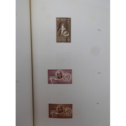 7046 - EGYPT 1866 TO 1969 mint and used in three albums  to include Palestine overprints, British Forces In...