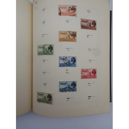 7046 - EGYPT 1866 TO 1969 mint and used in three albums  to include Palestine overprints, British Forces In...