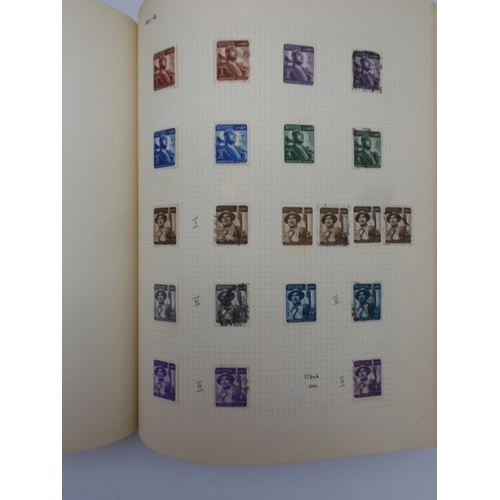 7046 - EGYPT 1866 TO 1969 mint and used in three albums  to include Palestine overprints, British Forces In...