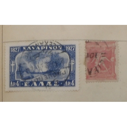 7047 - A worldwide and colonies stamp collection in three stock-books to include Tannou Touva 1937 airmail,...