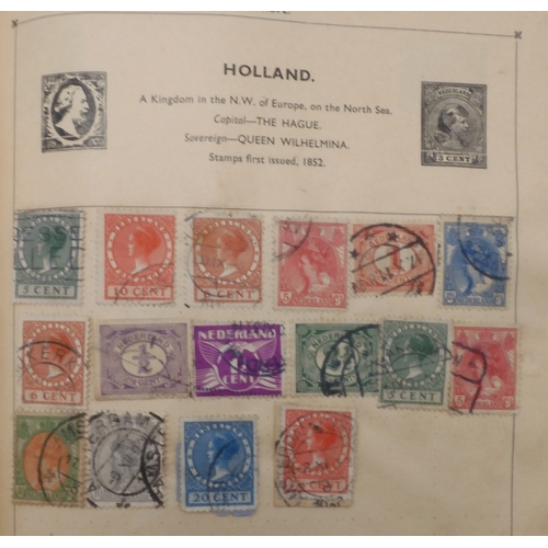 7047 - A worldwide and colonies stamp collection in three stock-books to include Tannou Touva 1937 airmail,...