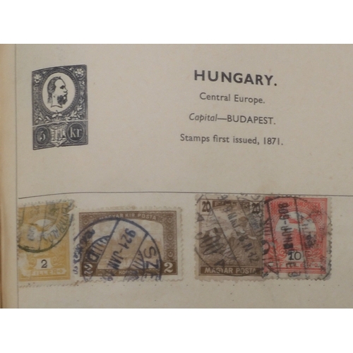 7047 - A worldwide and colonies stamp collection in three stock-books to include Tannou Touva 1937 airmail,...