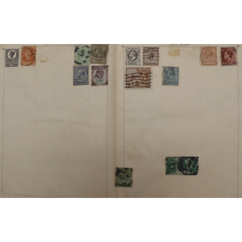 7047 - A worldwide and colonies stamp collection in three stock-books to include Tannou Touva 1937 airmail,... 