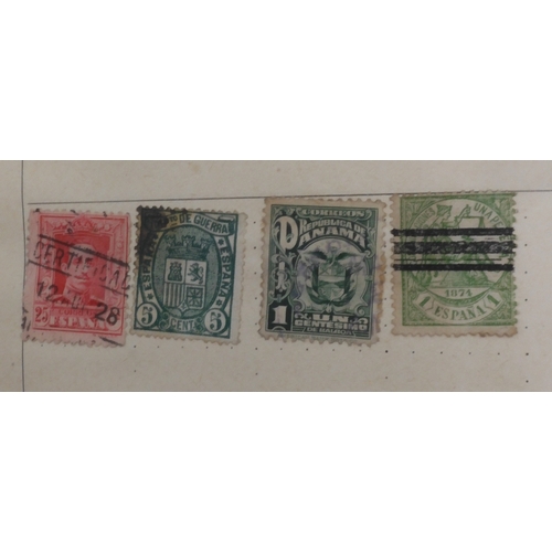 7047 - A worldwide and colonies stamp collection in three stock-books to include Tannou Touva 1937 airmail,... 