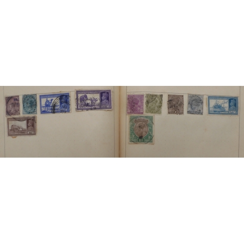 7047 - A worldwide and colonies stamp collection in three stock-books to include Tannou Touva 1937 airmail,... 