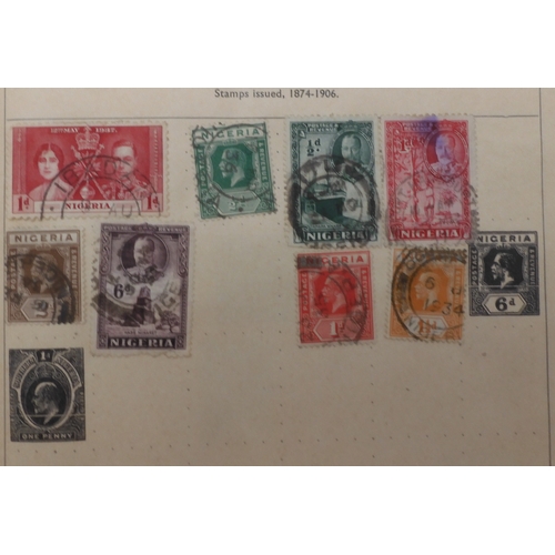 7047 - A worldwide and colonies stamp collection in three stock-books to include Tannou Touva 1937 airmail,...