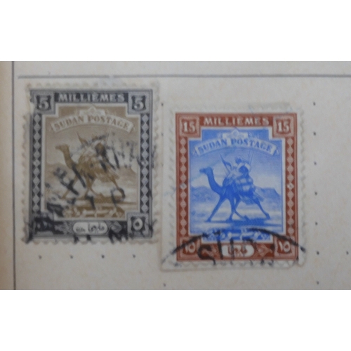 7047 - A worldwide and colonies stamp collection in three stock-books to include Tannou Touva 1937 airmail,... 