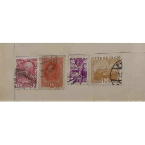 7047 - A worldwide and colonies stamp collection in three stock-books to include Tannou Touva 1937 airmail,...