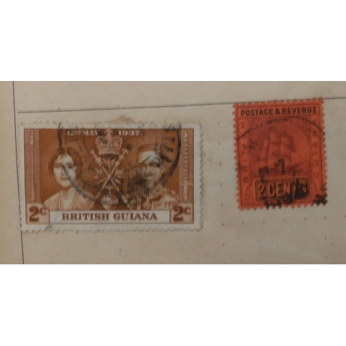 7047 - A worldwide and colonies stamp collection in three stock-books to include Tannou Touva 1937 airmail,... 