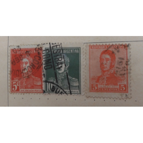 7047 - A worldwide and colonies stamp collection in three stock-books to include Tannou Touva 1937 airmail,... 