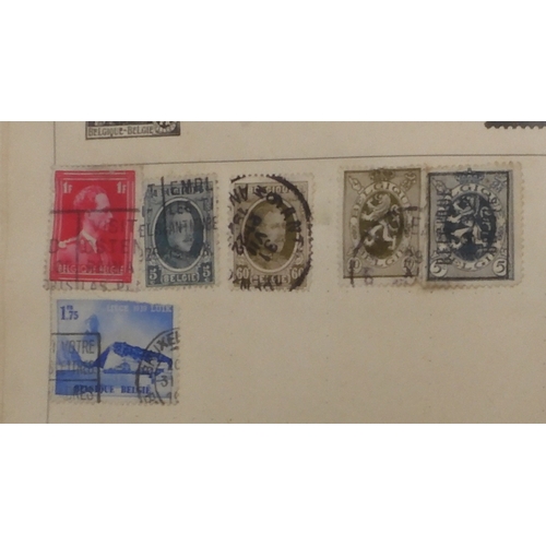 7047 - A worldwide and colonies stamp collection in three stock-books to include Tannou Touva 1937 airmail,... 