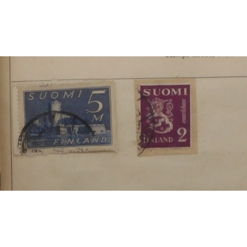 7047 - A worldwide and colonies stamp collection in three stock-books to include Tannou Touva 1937 airmail,... 