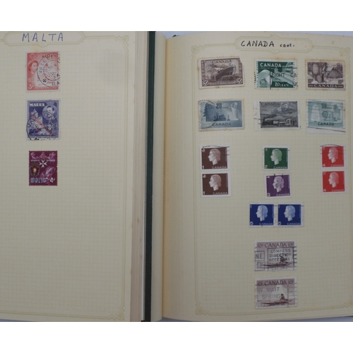 7047 - A worldwide and colonies stamp collection in three stock-books to include Tannou Touva 1937 airmail,...