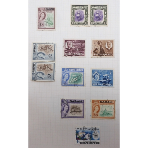 7051 - BRITISH COMMONWEALTH<br />HONG KONG 1937 George VI coronation, NORTH BORNEO 1909~1922 up to 25 cents...